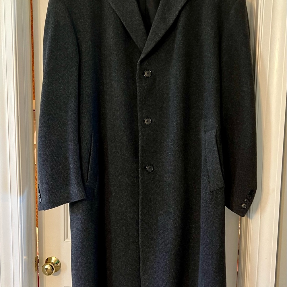 Jos. A. Bank Charcoal Trench Coat